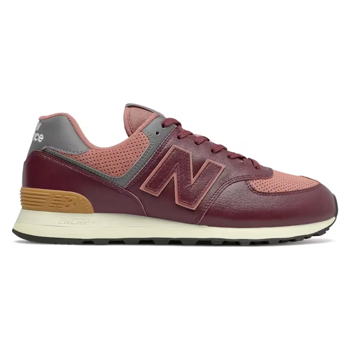 New Balance 574 Burgundy Grey