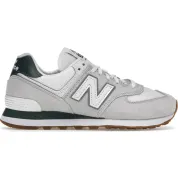 New Balance 574 White Green Gum