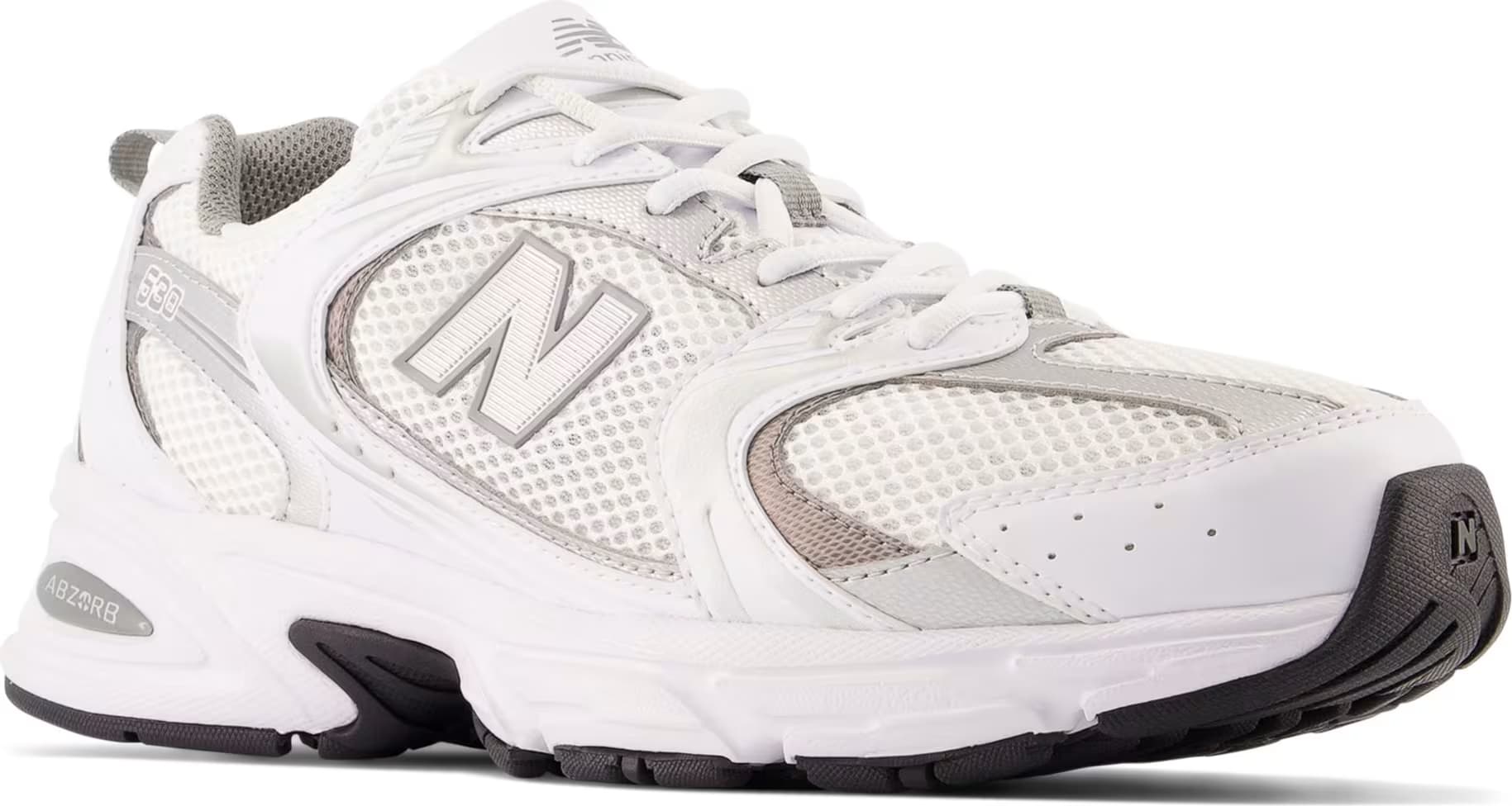 New Balance 530 White Silver Metallic