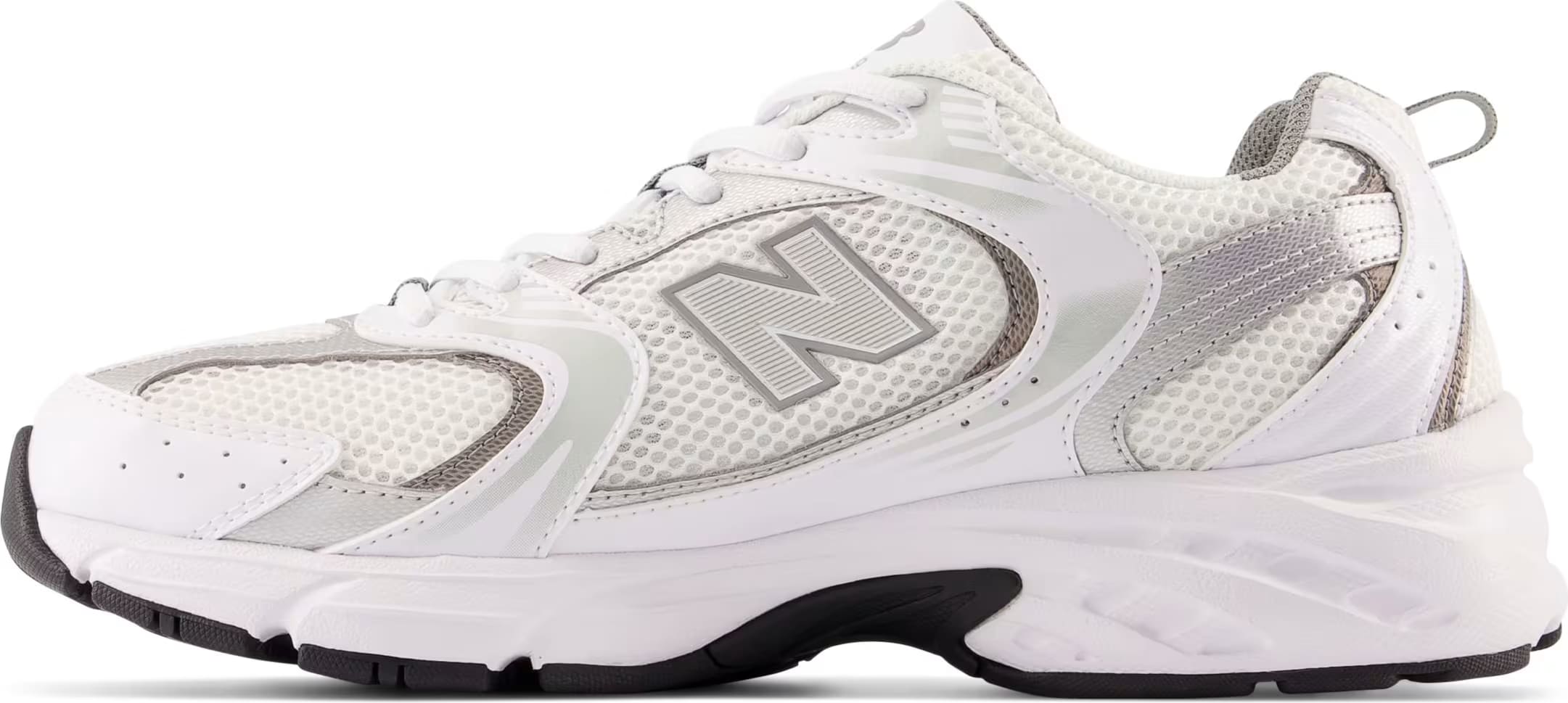 New Balance 530 White Silver Metallic