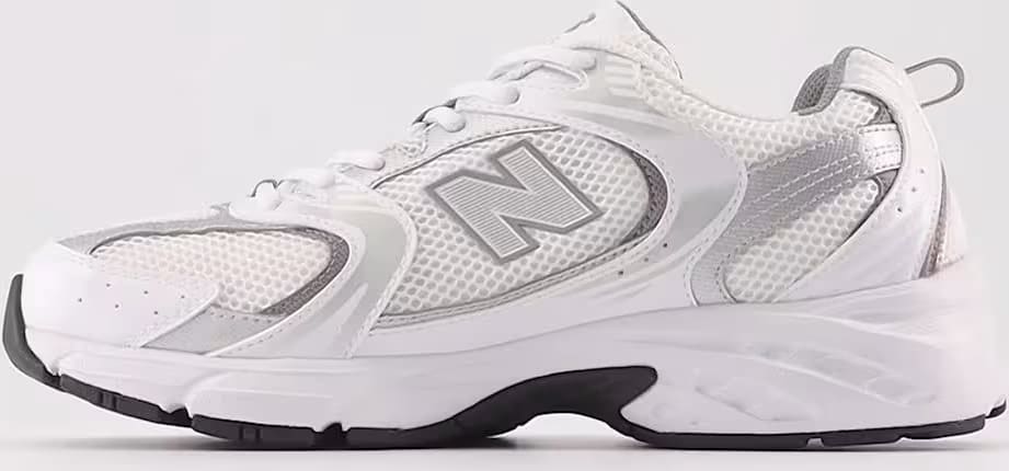 New Balance 530 White Silver Metallic