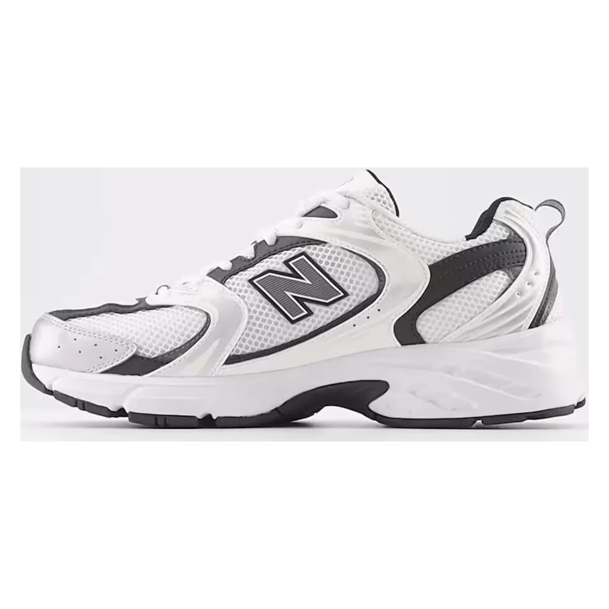 New Balance 530 White Silver Metallic Black