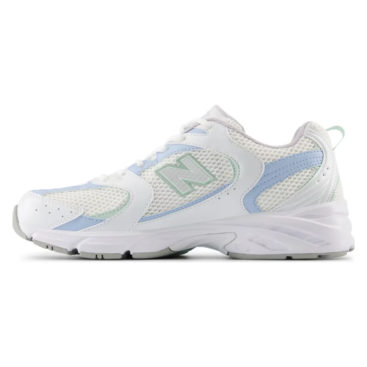 New Balance 530 White Light Chrome Blue Clay Ash