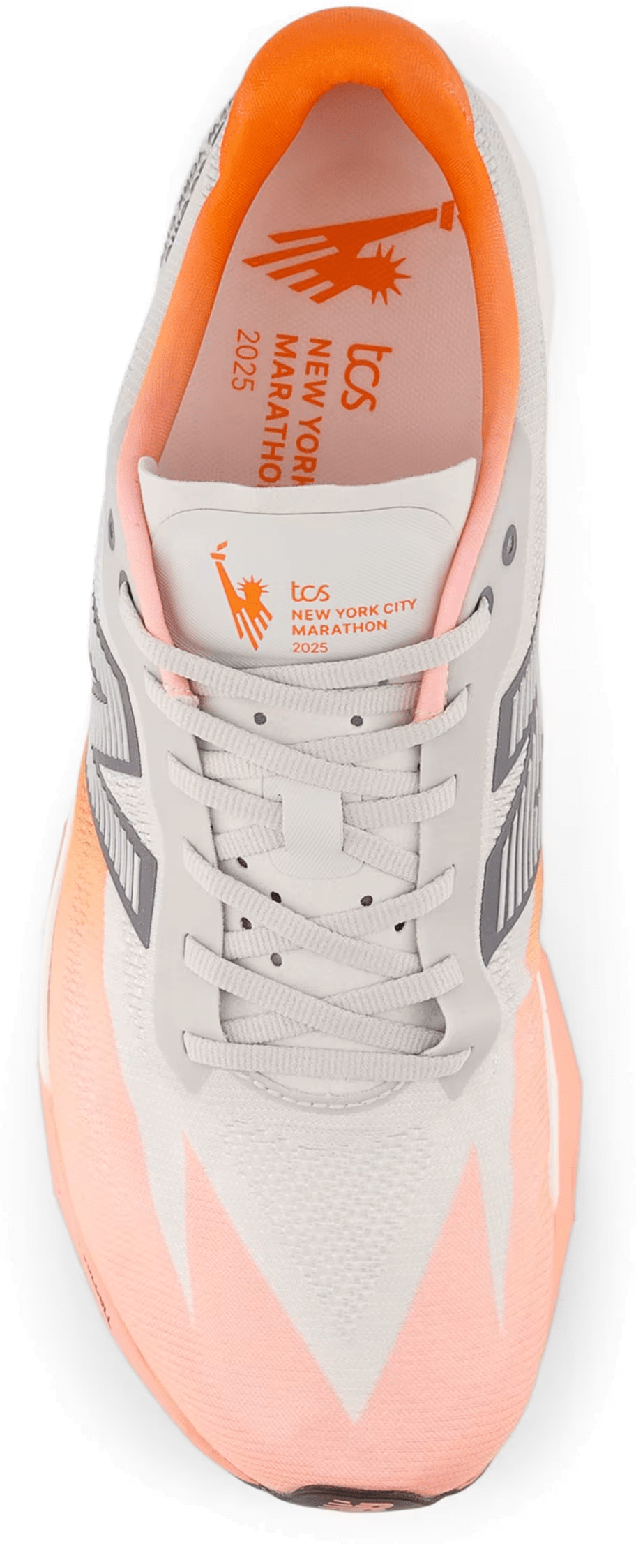 New Balance TCS NYC Marathon FuelCell SuperComp Elite v5 Grapefruit Grey Matter Poppy