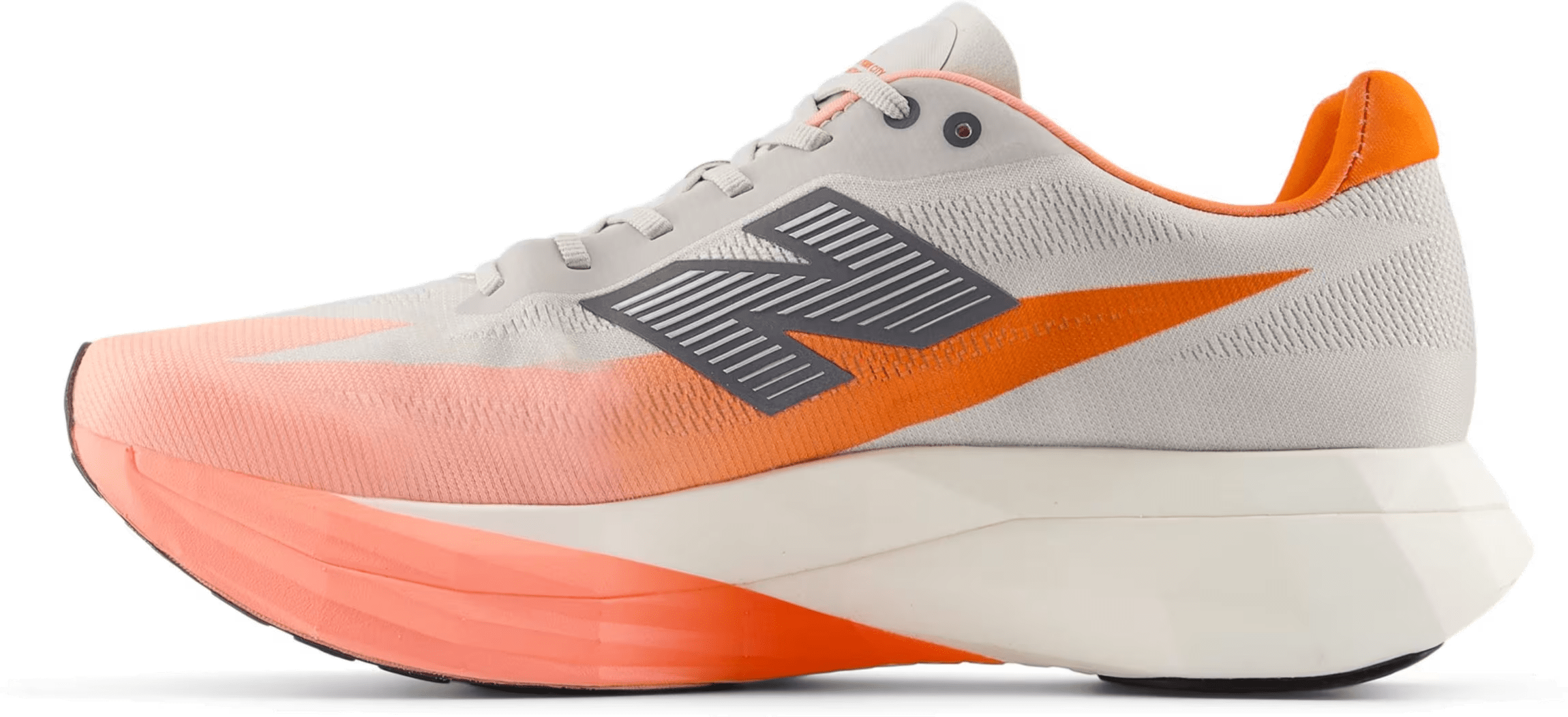 New Balance TCS NYC Marathon FuelCell SuperComp Elite v5 Grapefruit Grey Matter Poppy