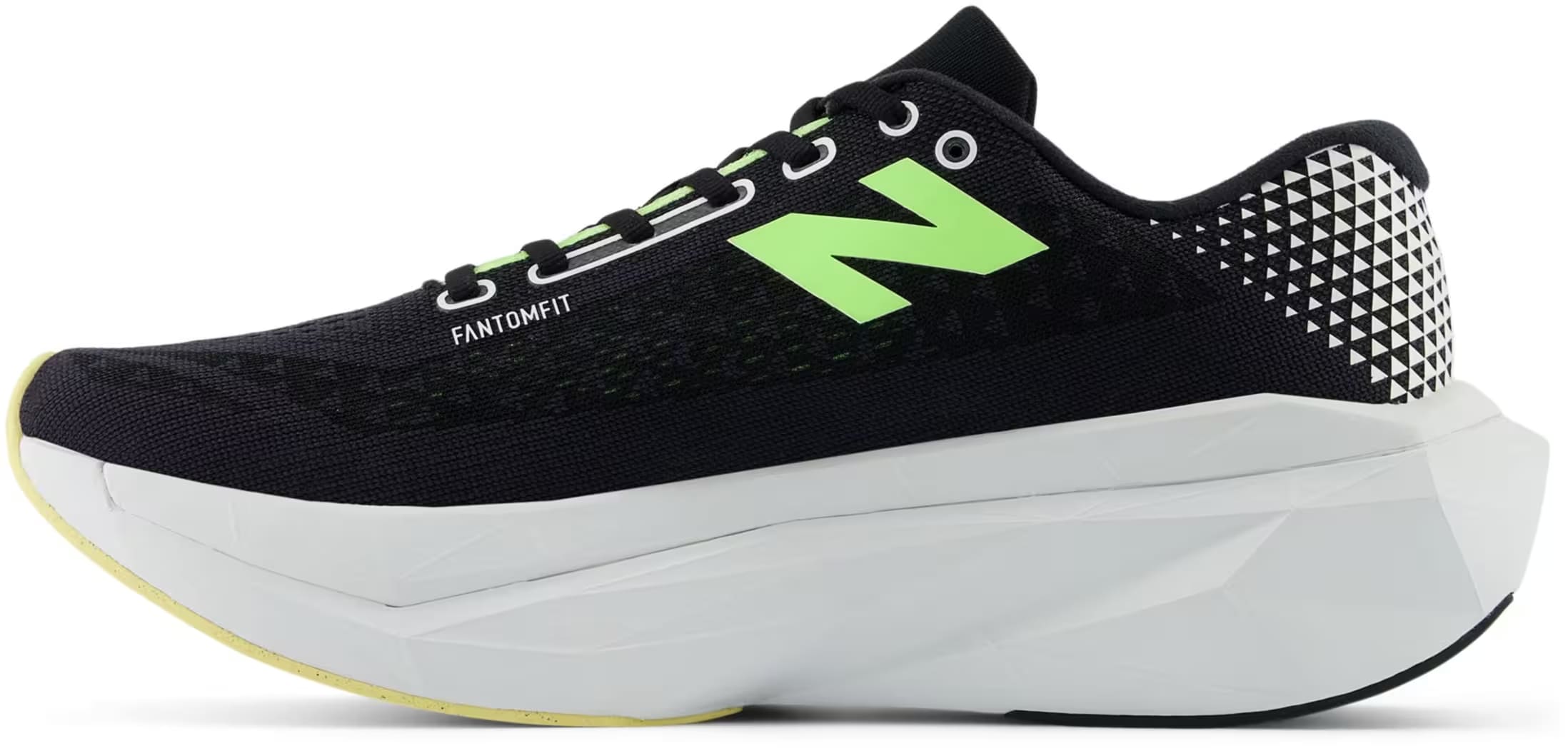 New Balance FuelCell SuperComp Trainer v3 Black Bleached Lime Glo