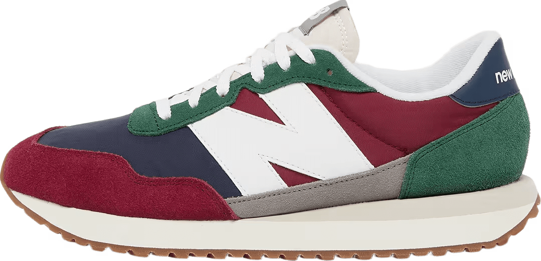 New Balance 237 Scarlet Forest Green