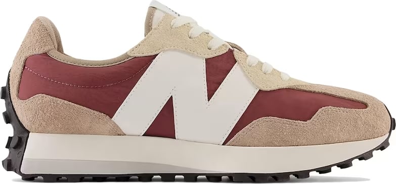 New Balance 327 Driftwood Washed Burgundy