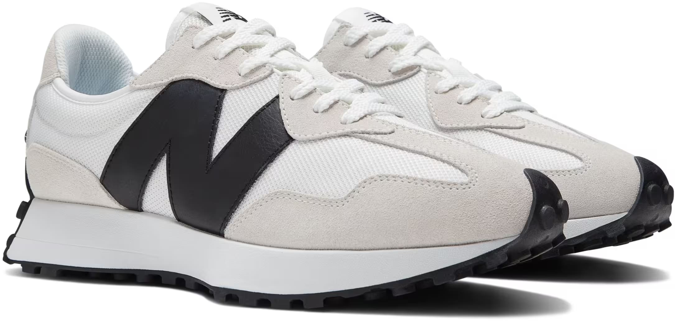 New Balance 327 White Black