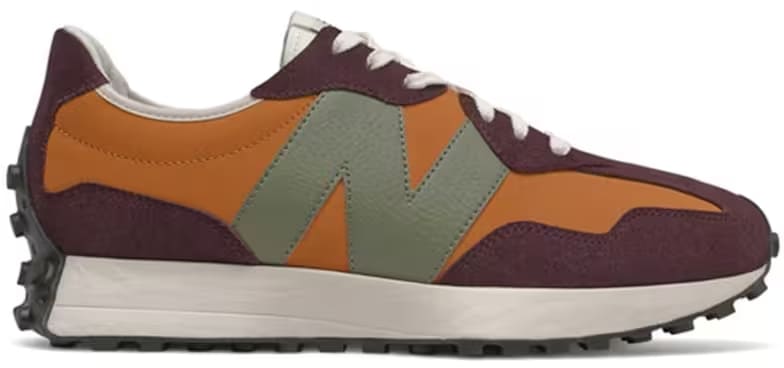 New Balance 327 Madras Orange Burgundy