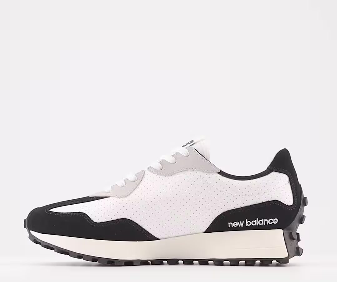 New Balance 327 White Black Grey