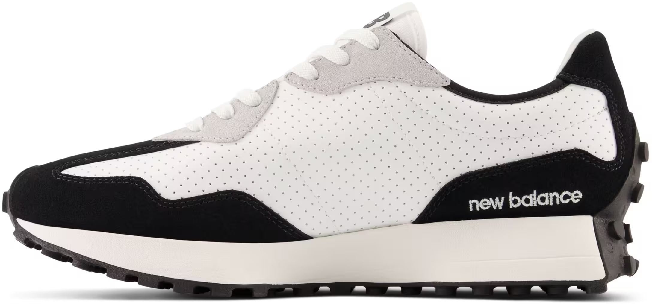 New Balance 327 White Black Grey