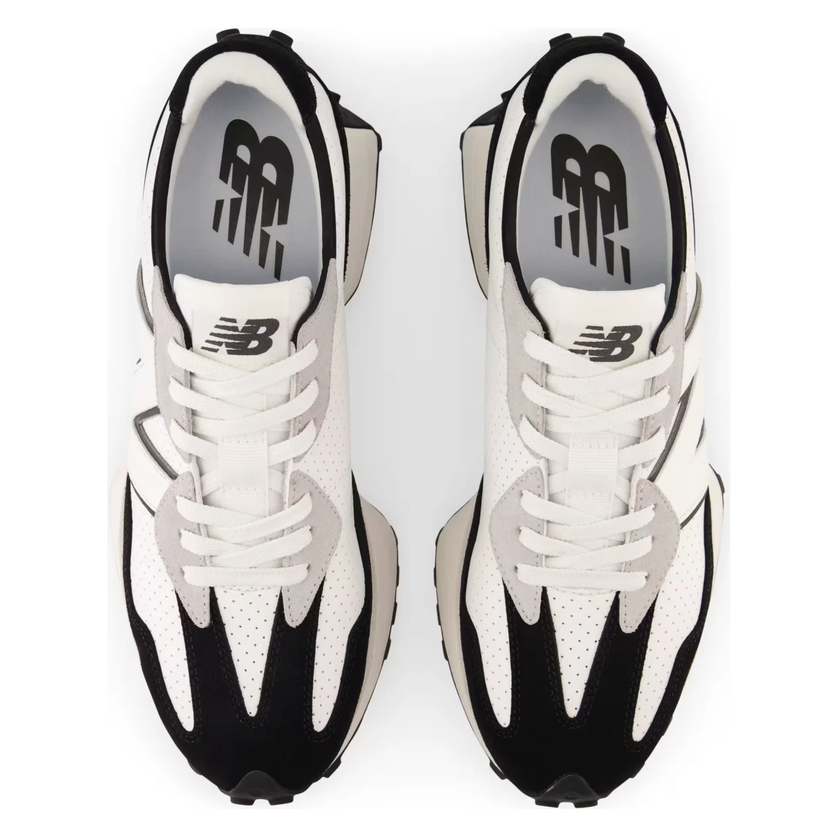 New Balance 327 White Black Grey