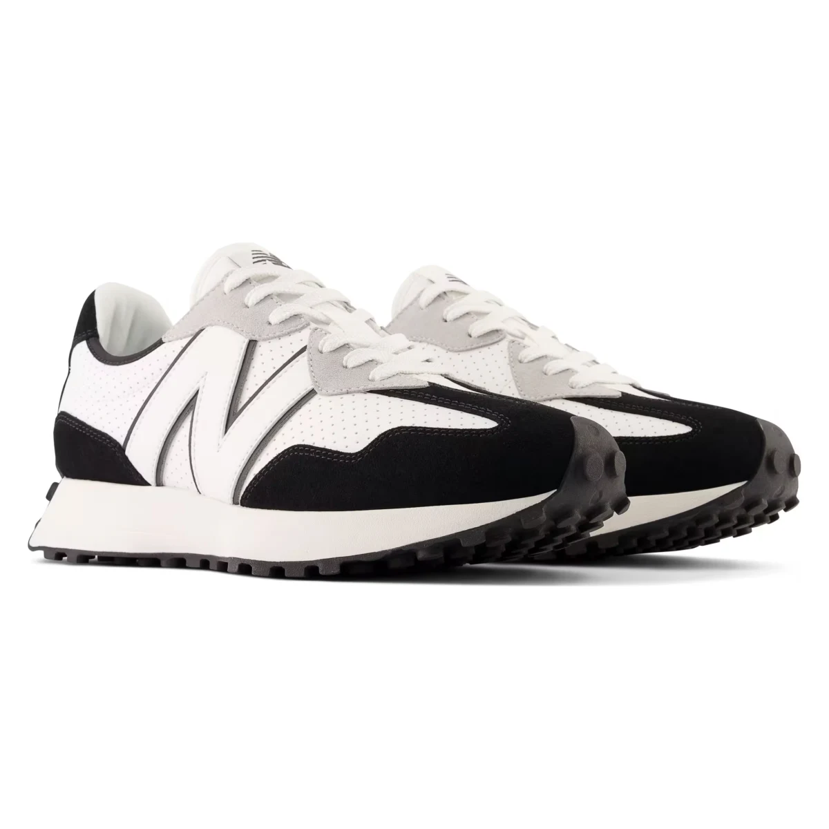 New Balance 327 White Black Grey