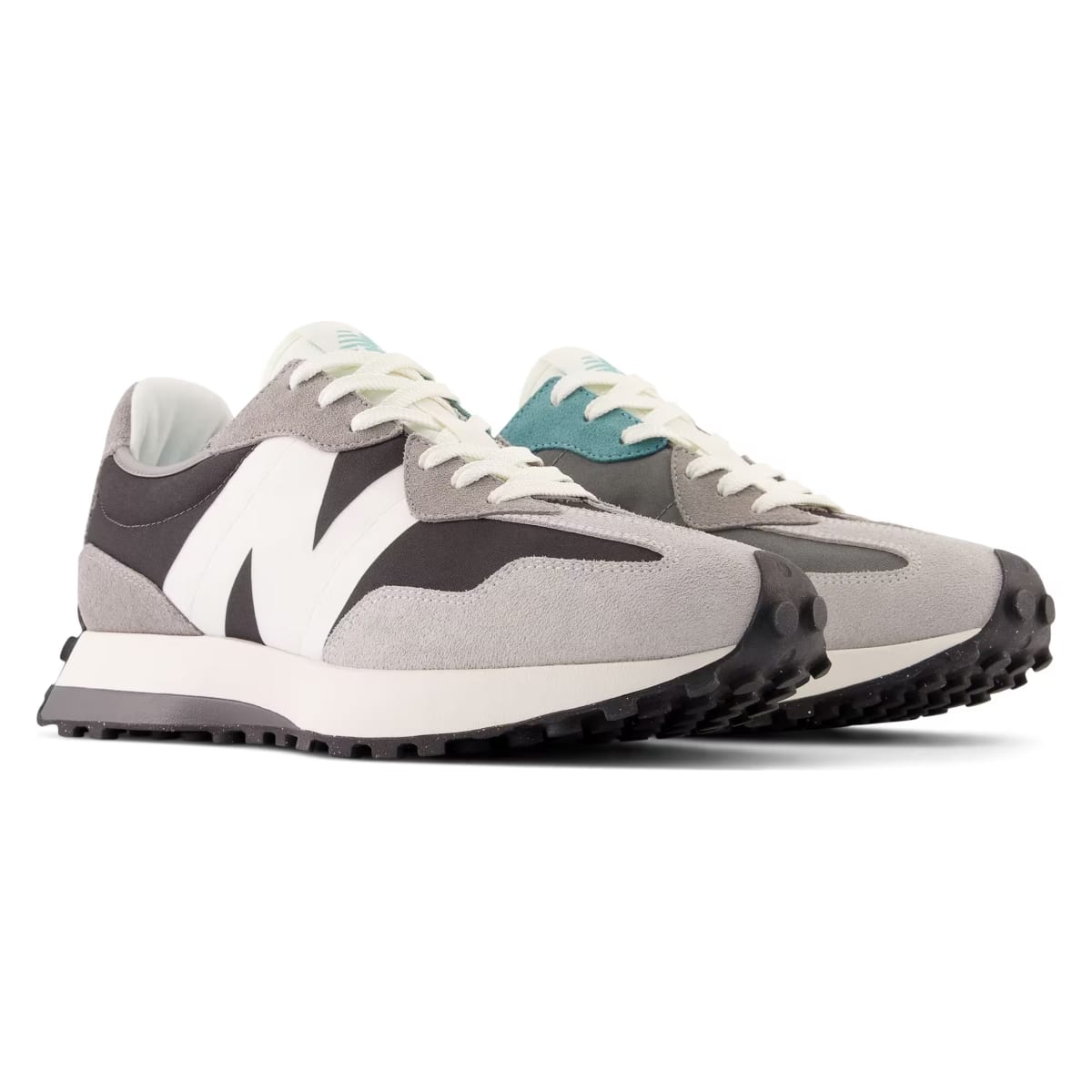 New Balance 327 Black White Light Grey