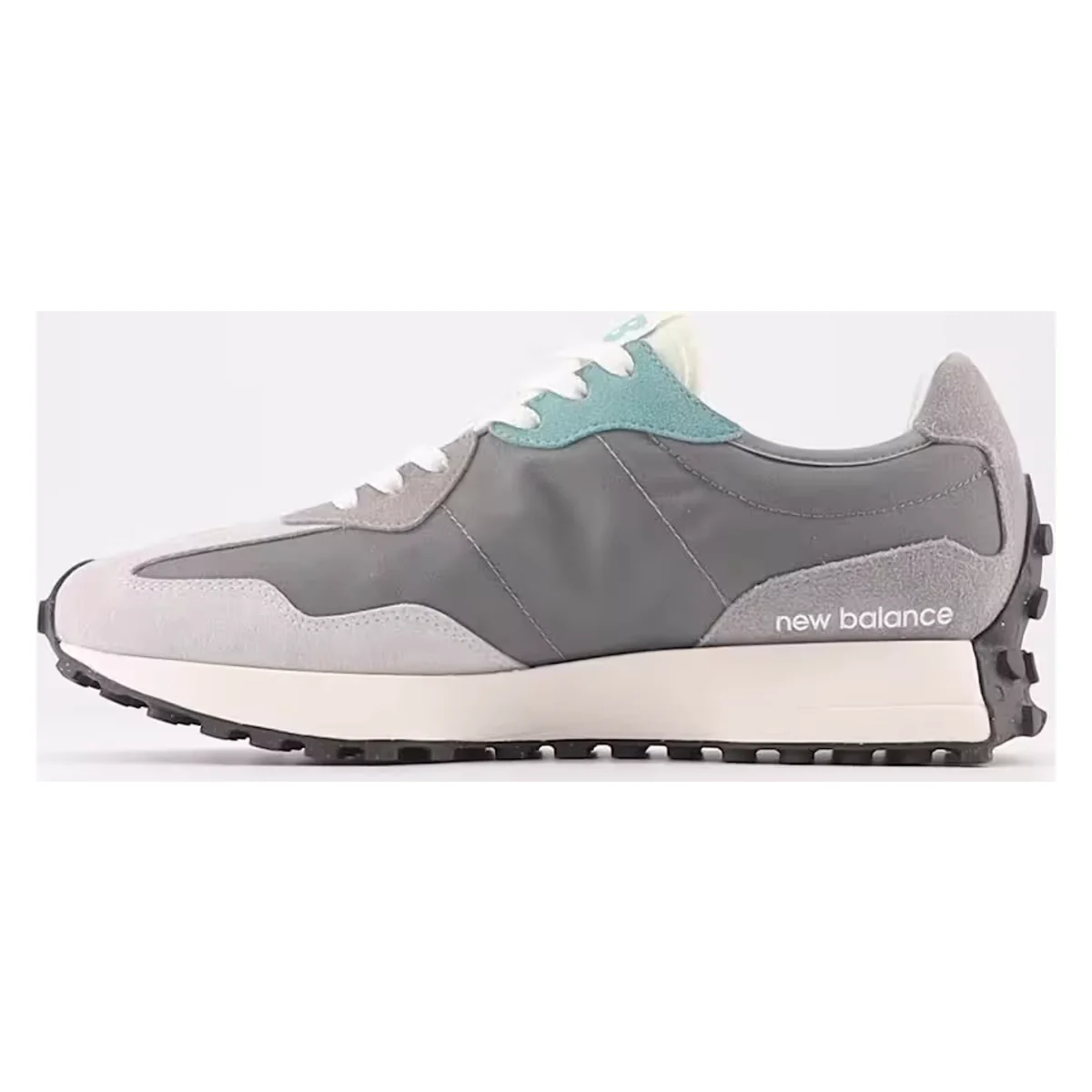 New Balance 327 Black White Light Grey