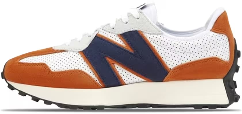 New Balance 327 White Natural Indigo