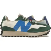 New Balance 327 Forest Green Serene Blue Vintage Worn
