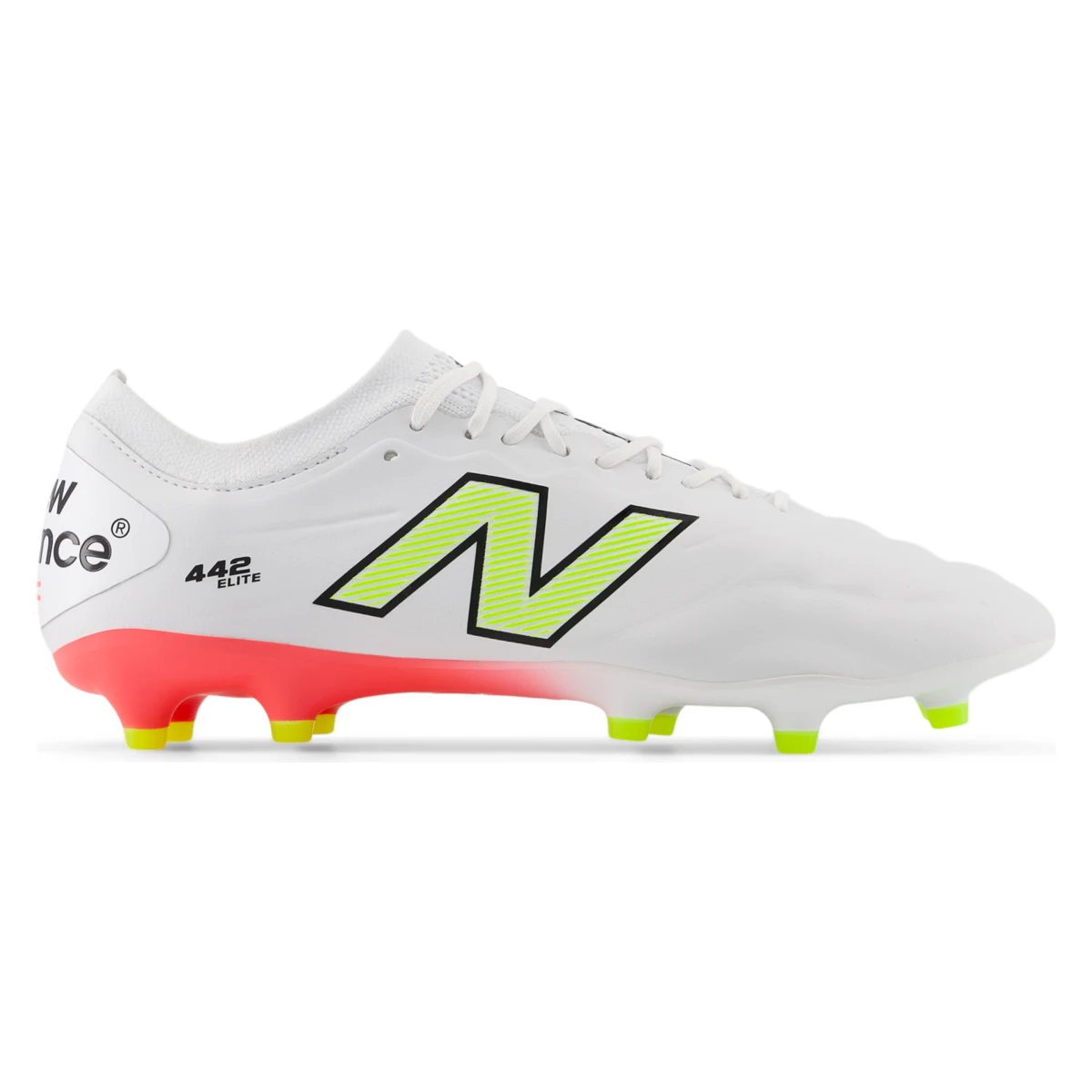 New Balance 442 Elite FG v2 White Energy Red Hi-Lite