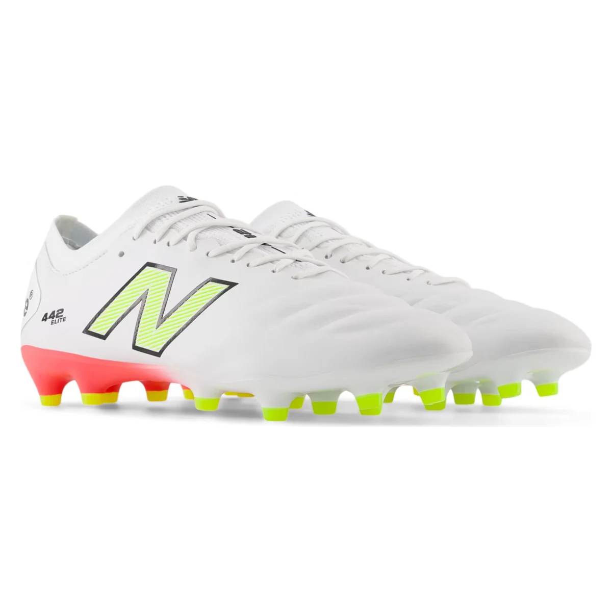 New Balance 442 Elite FG v2 White Energy Red Hi-Lite