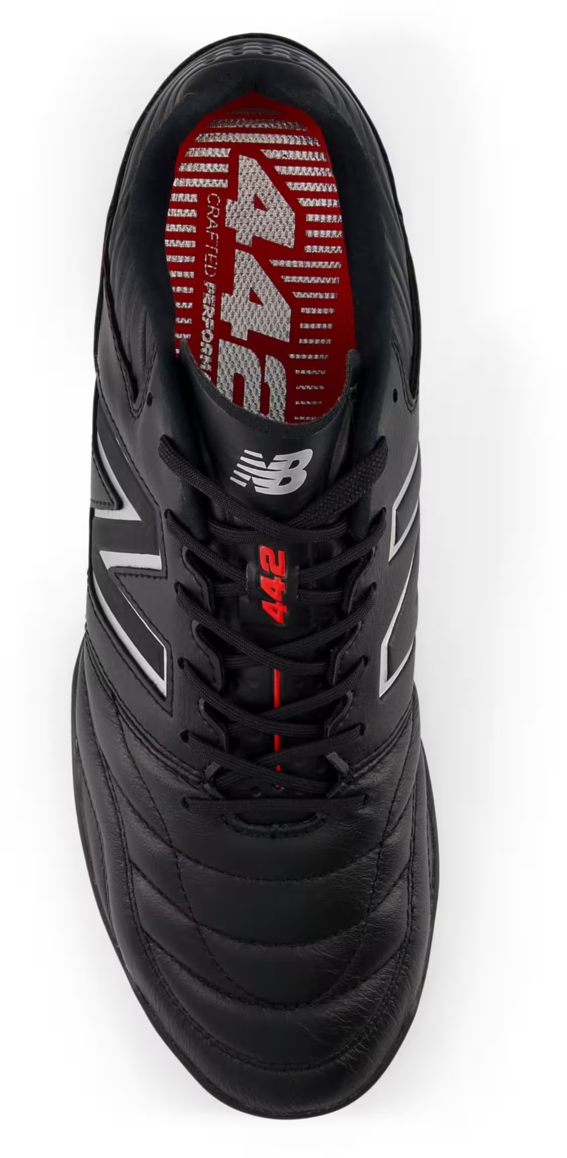 New Balance 442 Pro TF v2 Black White Team Red