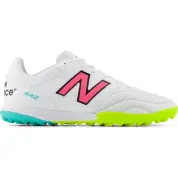 New Balance 442 Pro TF v2 White Hi-Lite Neon Pink
