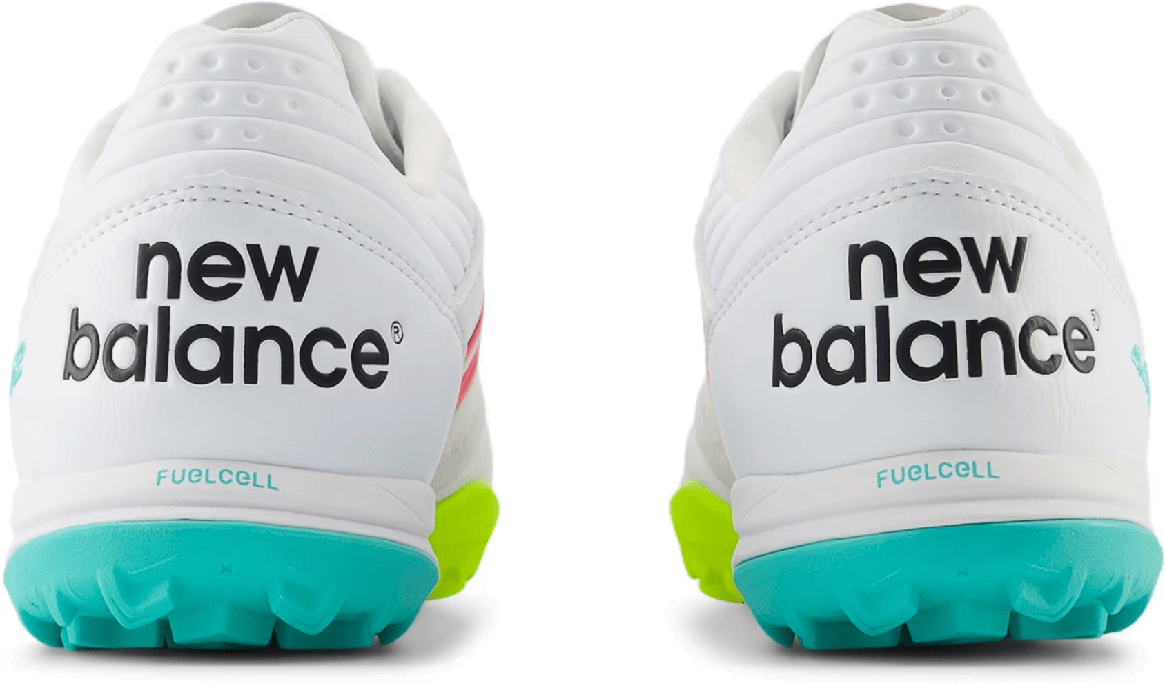 New Balance 442 Pro TF v2 White Hi-Lite Neon Pink