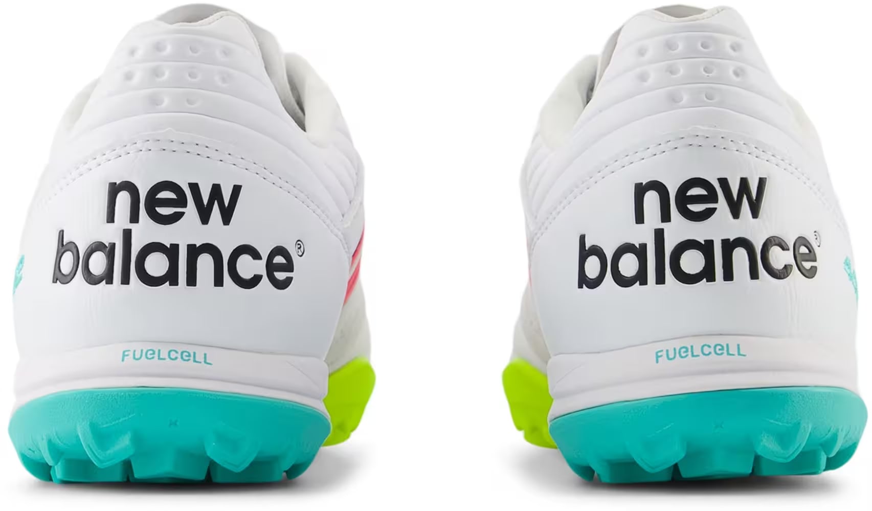 New Balance 442 Pro TF v2 White Hi-Lite Neon Pink