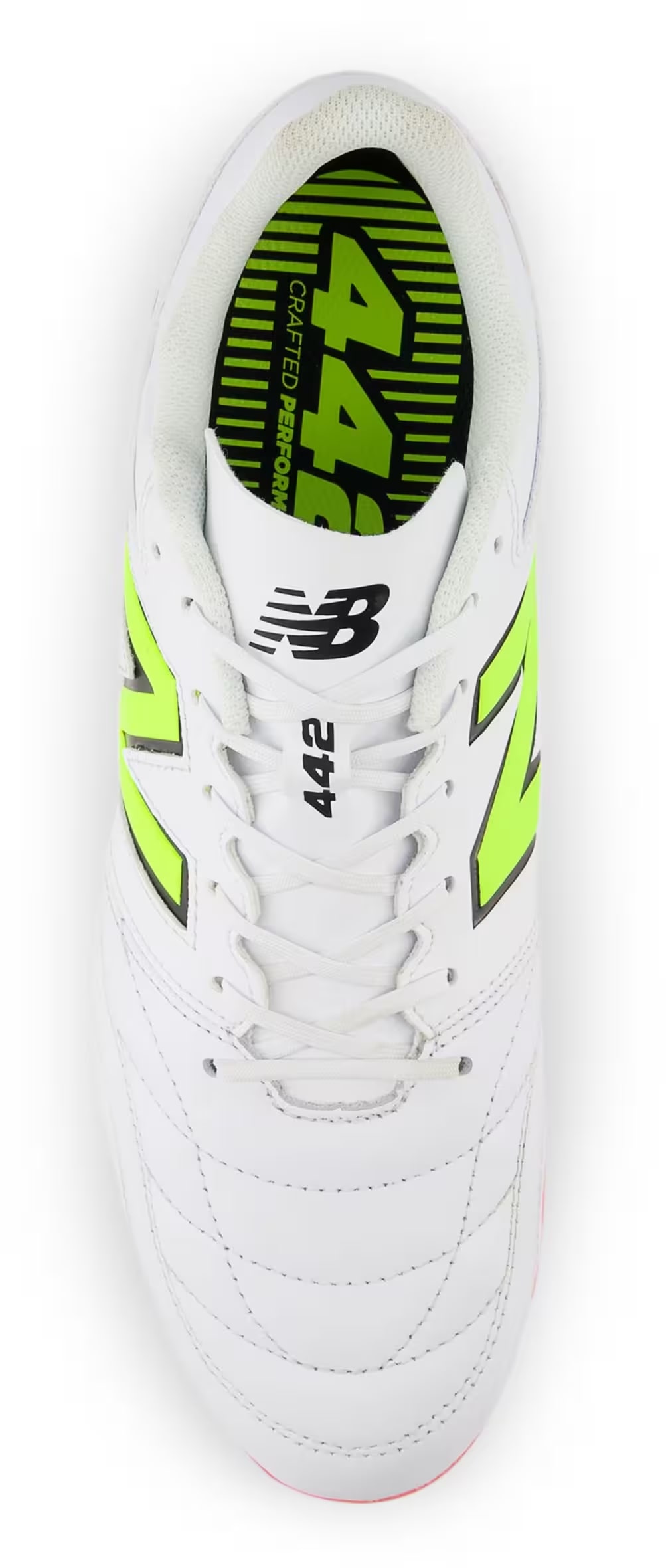 New Balance 442v2 Team FG White Energy Red Hi-lite