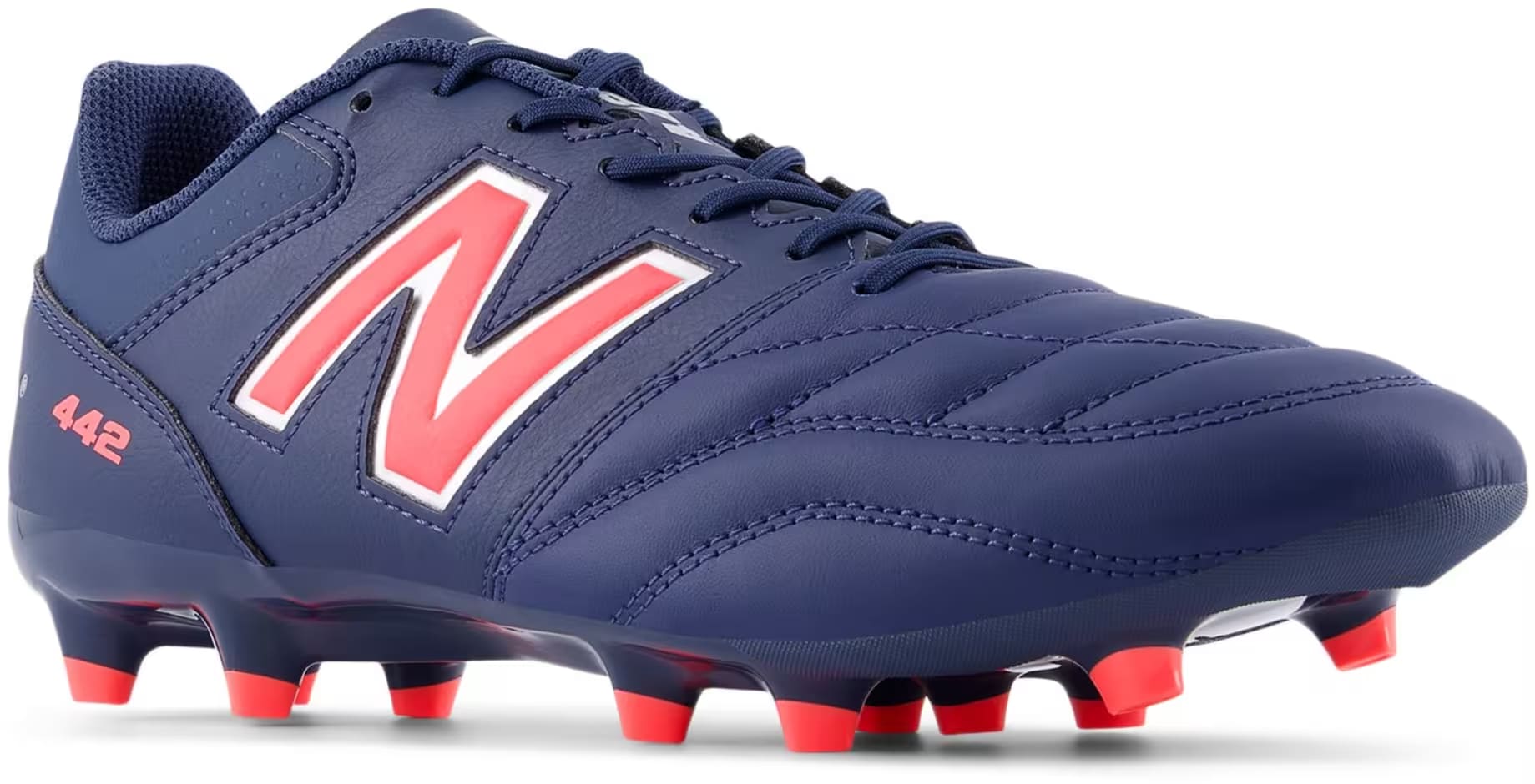 New Balance 442 Team FG v2 Navy Silver Energy Red