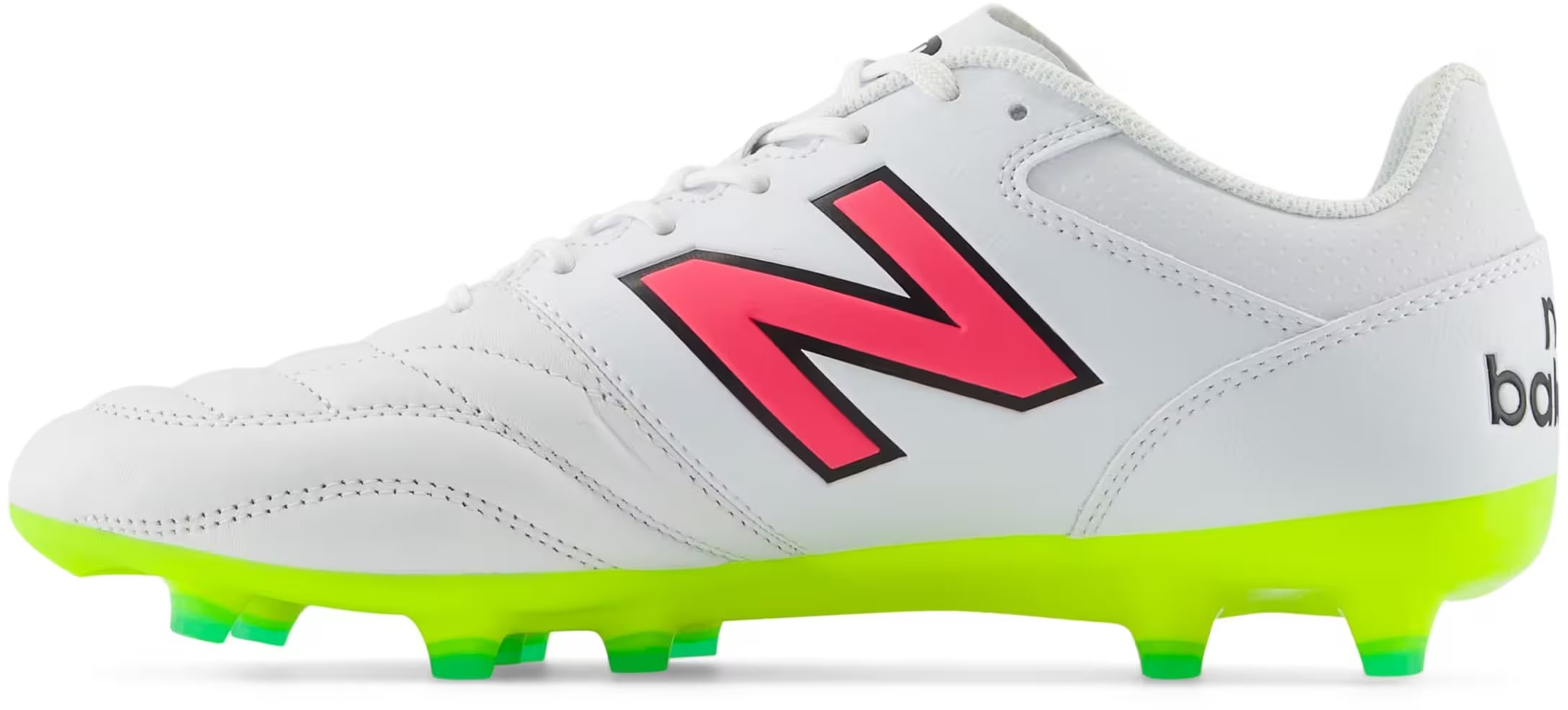 New Balance 442 v2 Team FG White Hi-Lite Neon Pink