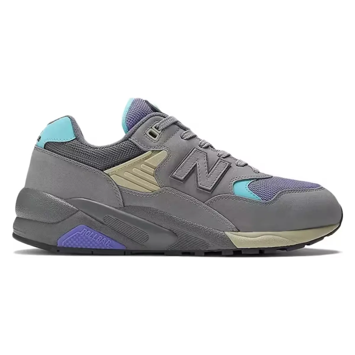 New Balance 580 Shadow Grey Electric Indigo Virtual Blue