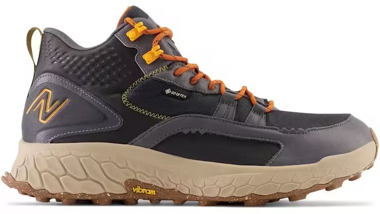 New Balance Fresh Foam X Hierro Mid Gore-Tex Black Magnet Hot Marigold