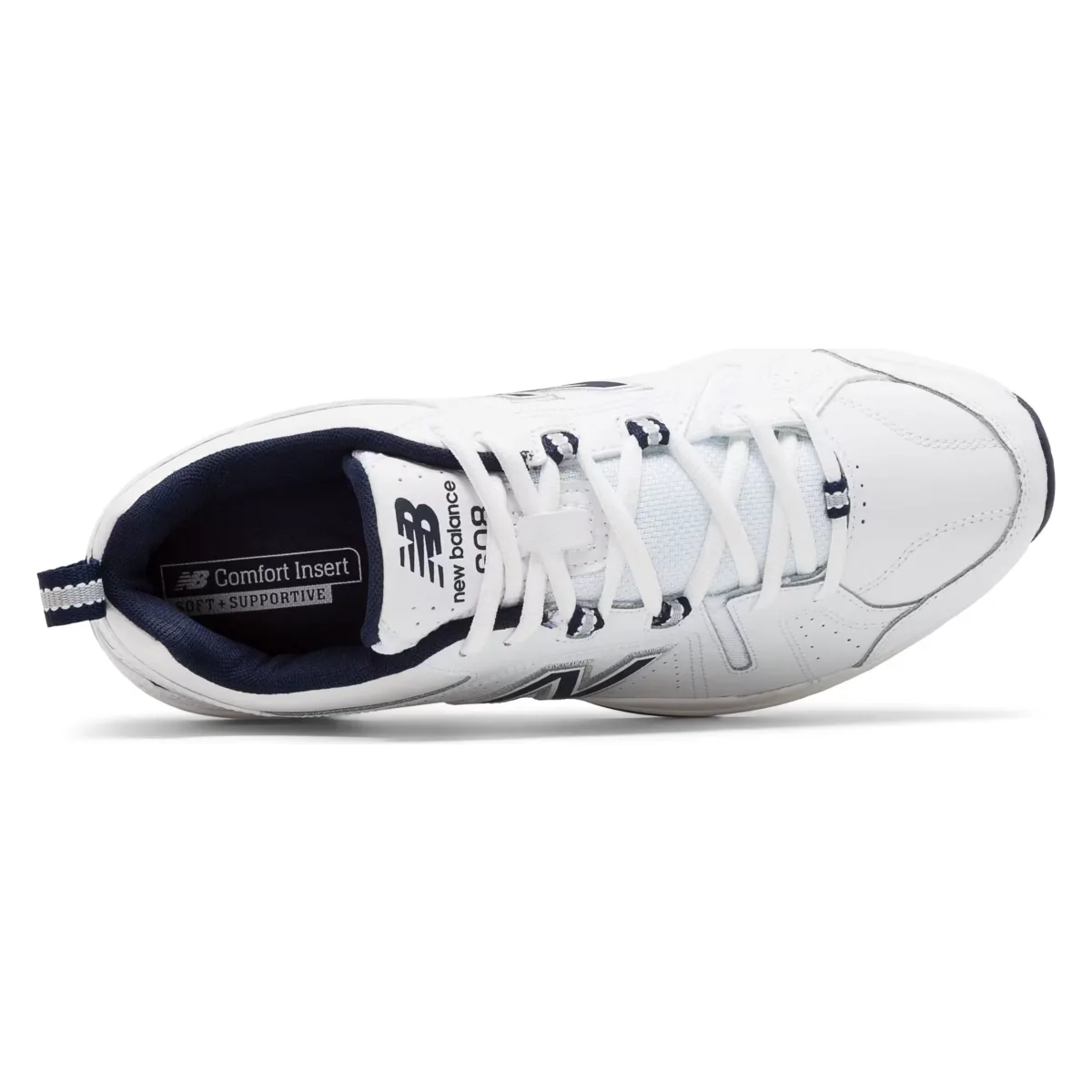 New Balance 608v5 White Navy