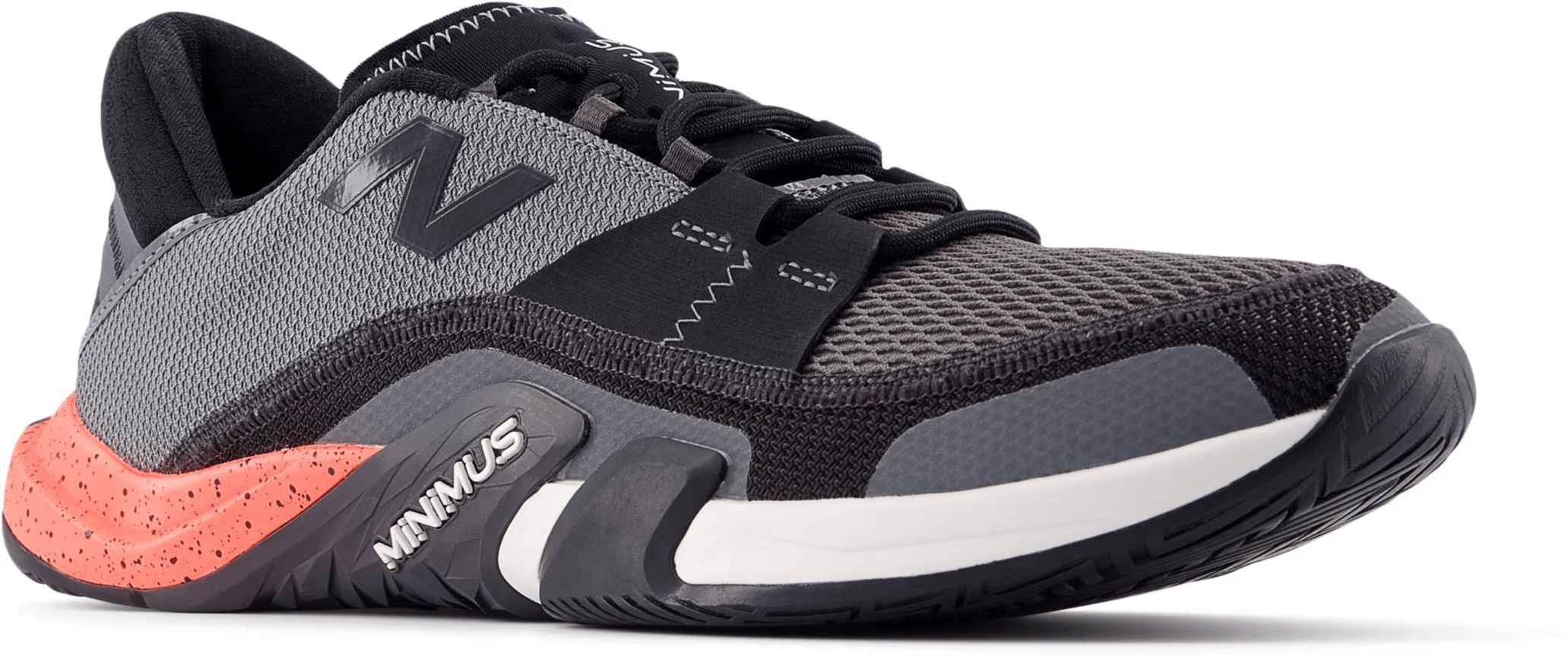 New Balance Minimus TR v2 Black Grey Urgent Red