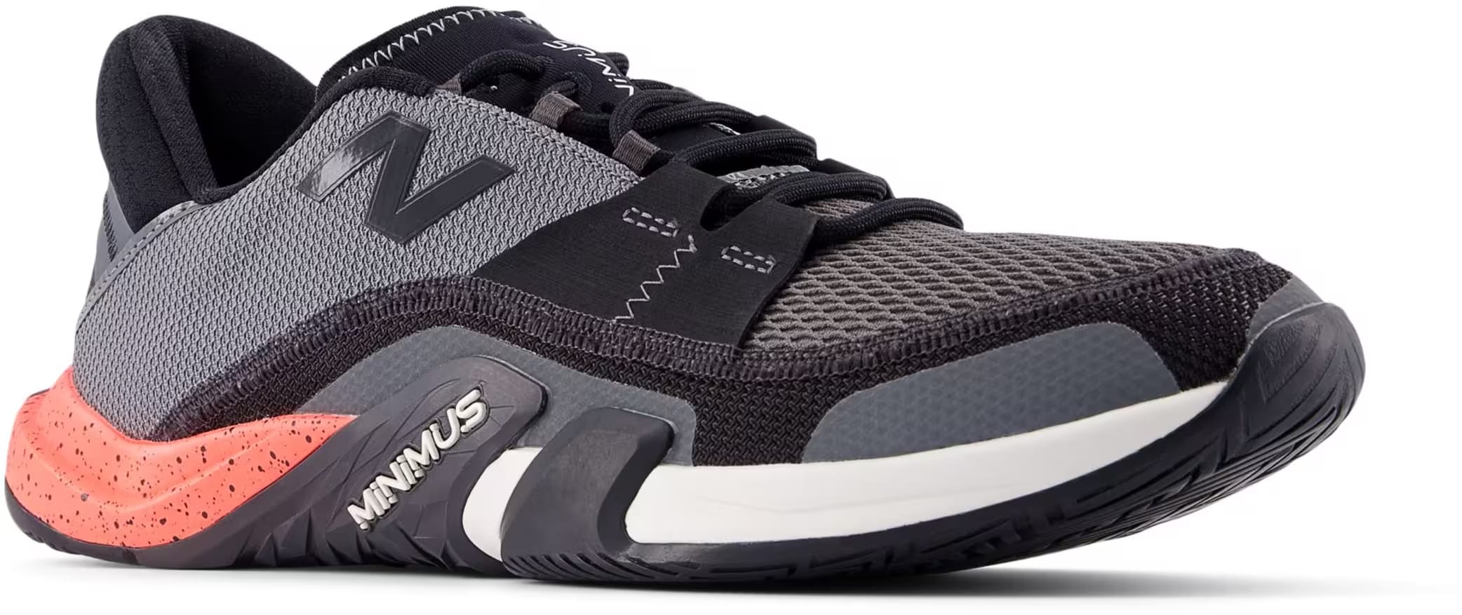 New Balance Minimus TR v2 Black Grey Urgent Red