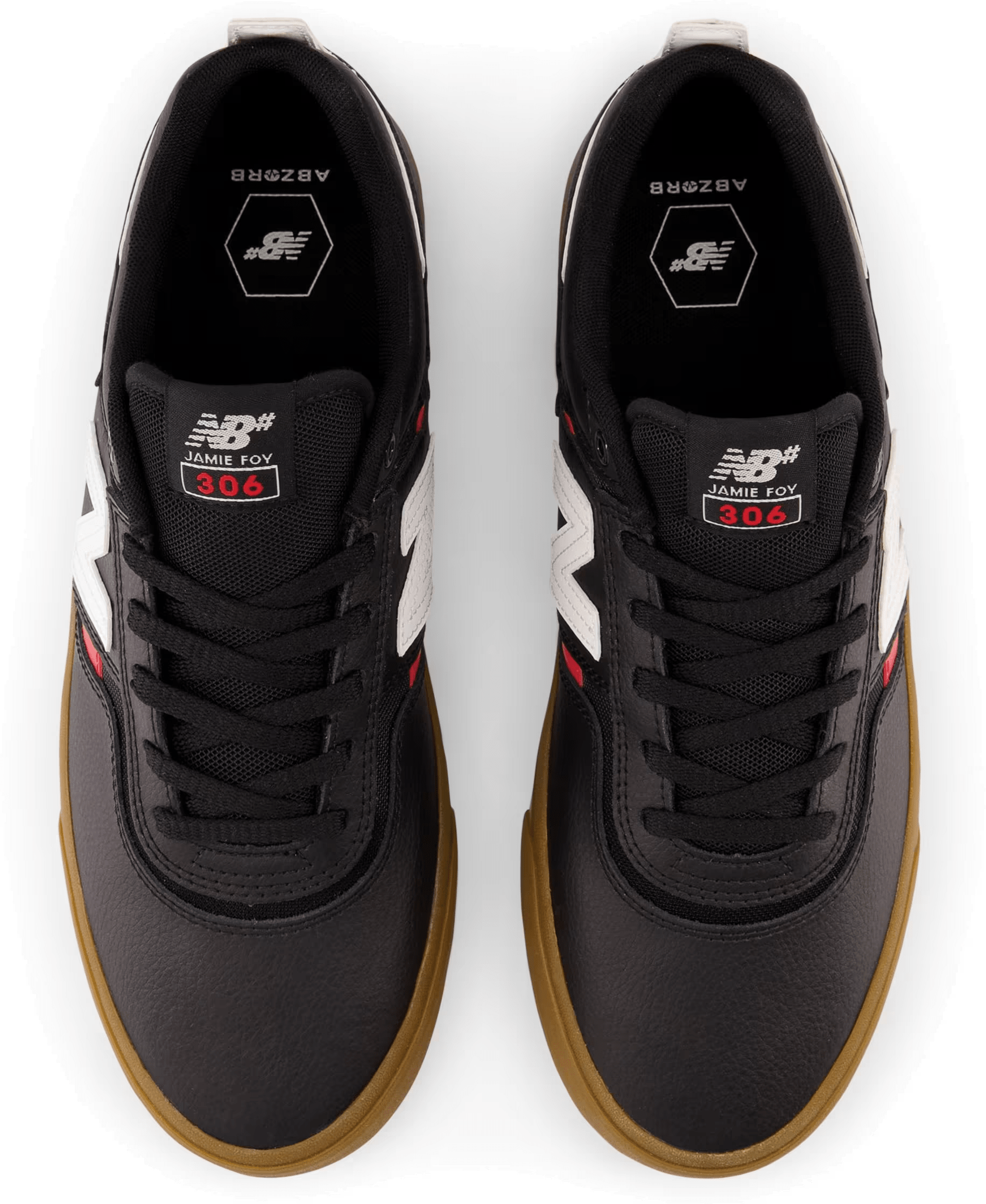 New Balance Numeric 306 Jamie Foy 306 Black Red Gum