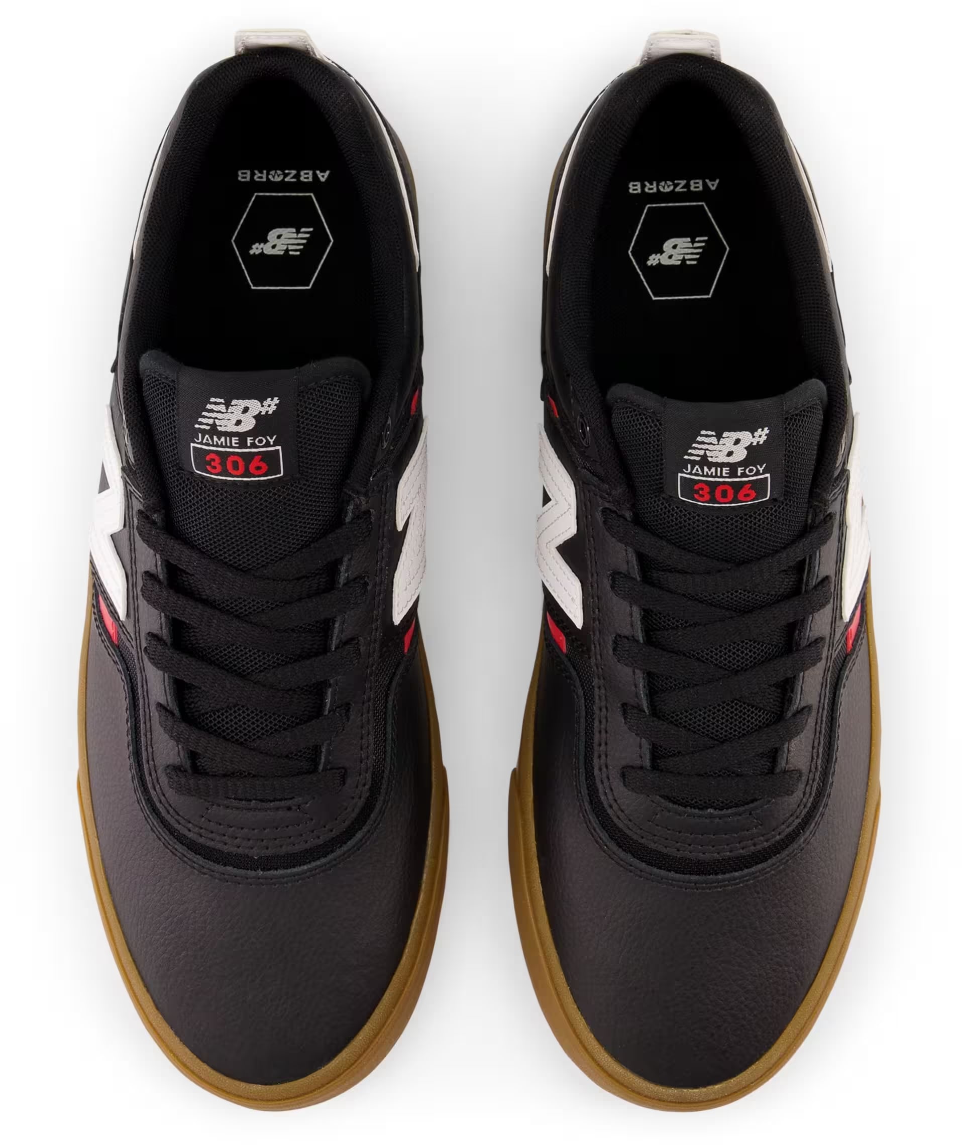 New Balance Numeric 306 Jamie Foy 306 Black Red Gum