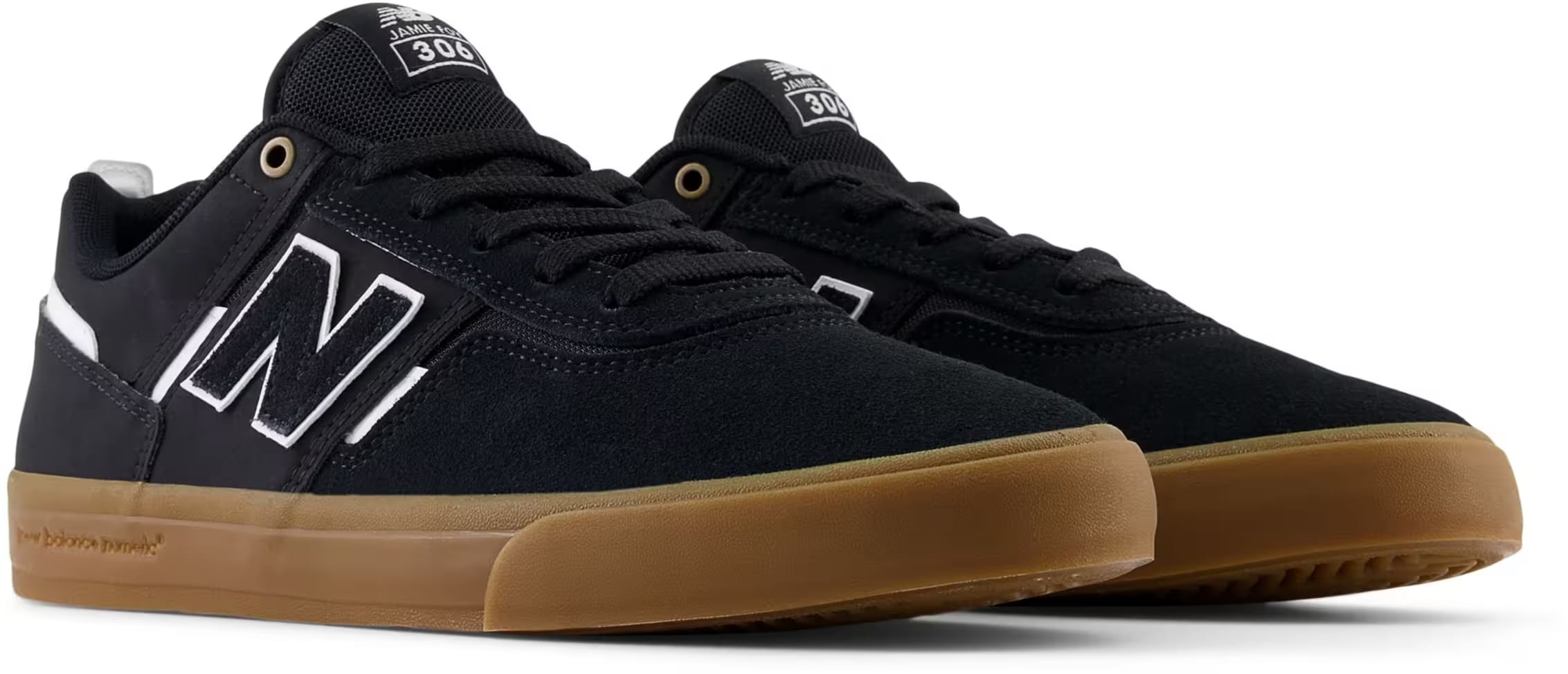 New Balance Numeric 306 Jamie Foy Black White Gum