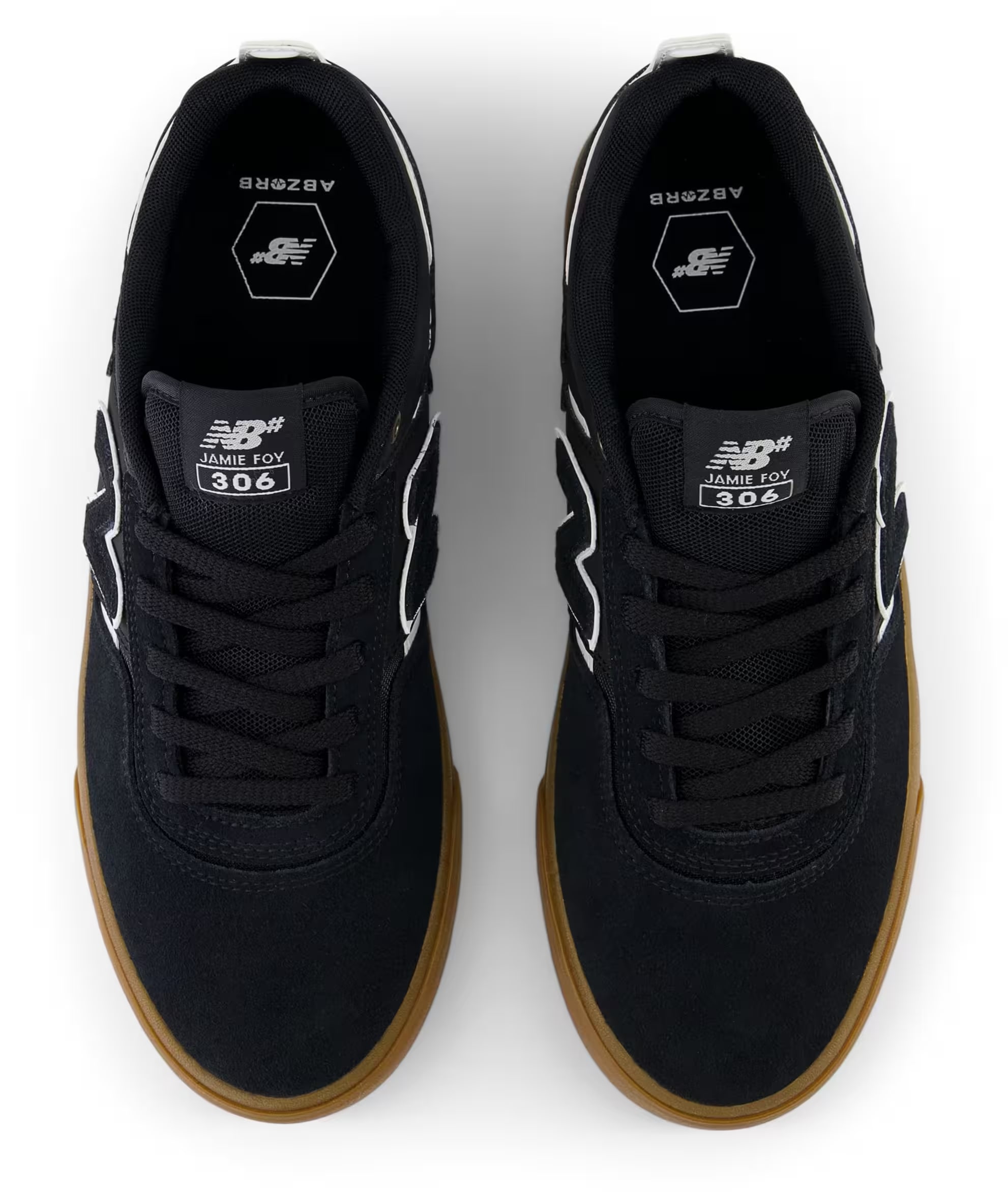 New Balance Numeric 306 Jamie Foy Black White Gum