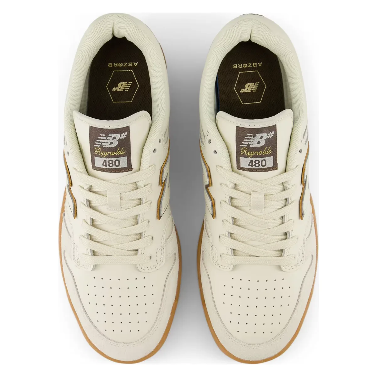 New Balance Numeric 480 "Sea Salt Brown Gum"