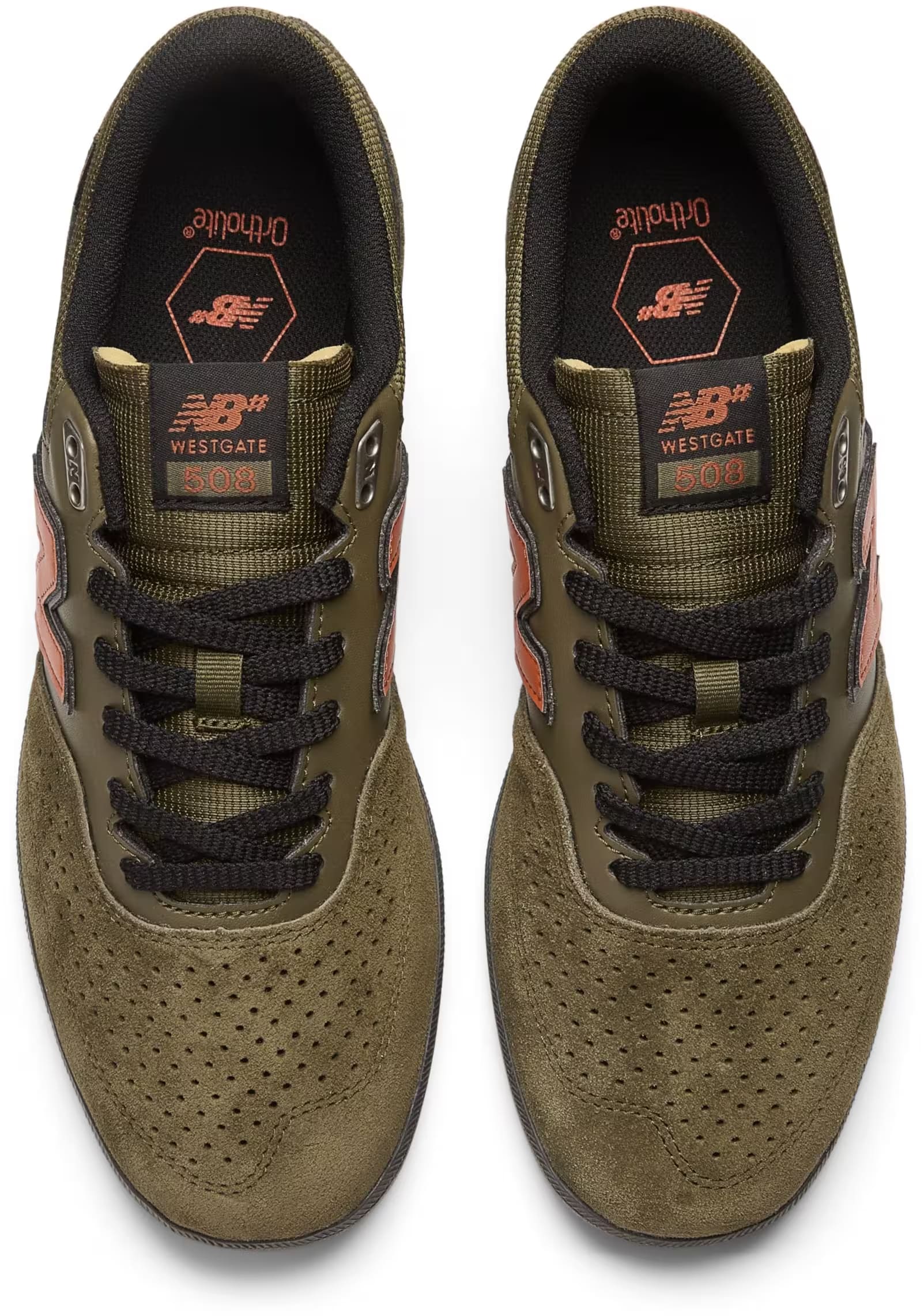 New Balance Numeric 508 Brandon Westgate Olive Burnt Orange