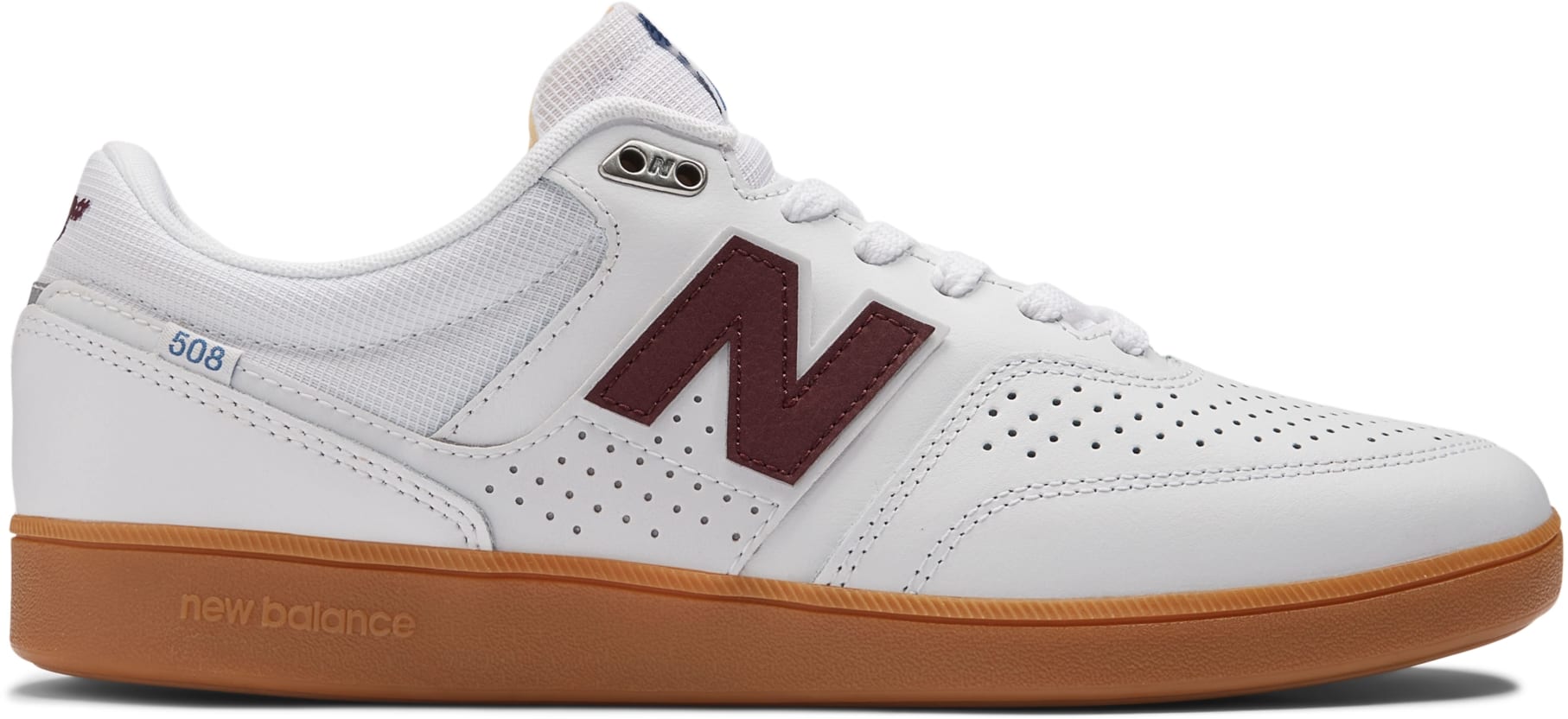New Balance Numeric 508 Brandon Westgate White Burgundy