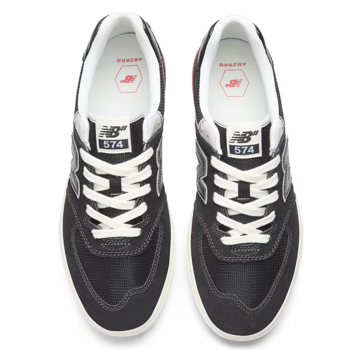New Balance Numeric 574 Vulc Black White