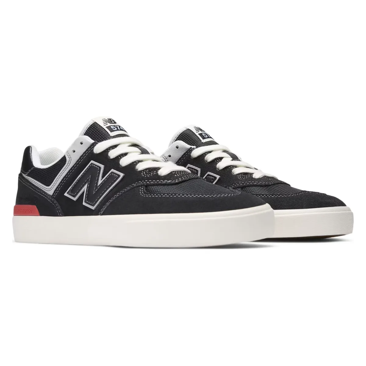New Balance Numeric 574 Vulc Black White