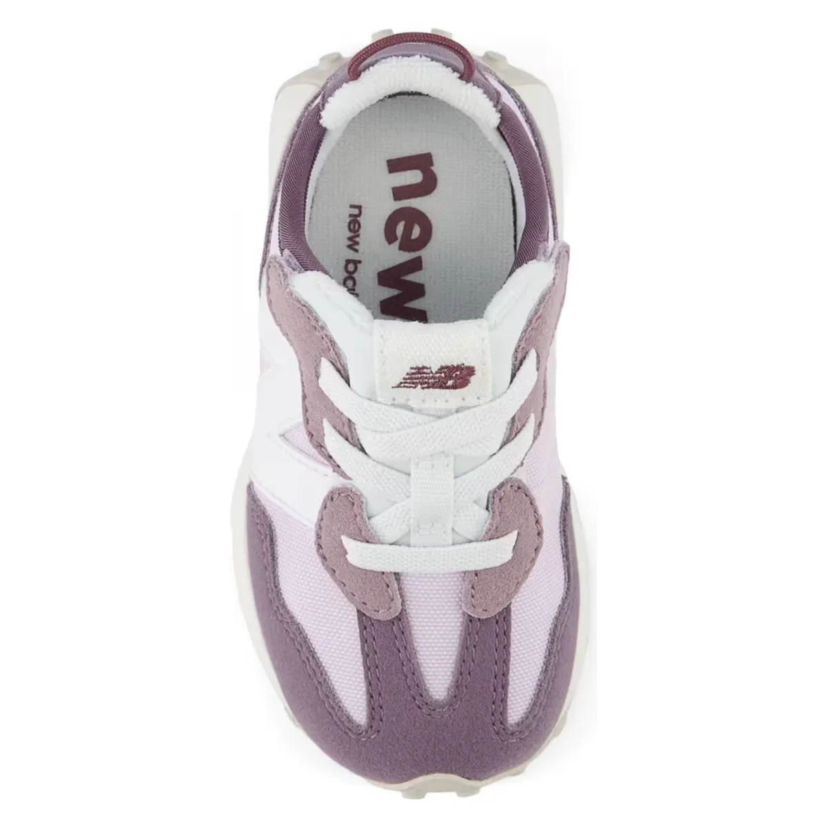 New Balance 327 Hook and Loop Taro White (TD)