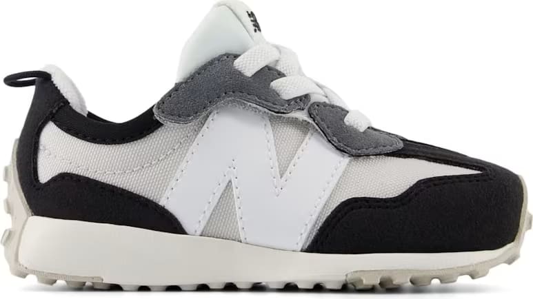 New Balance 327 Hook and Loop Grey Matter White Black (TD)
