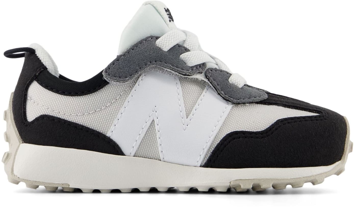 New Balance 327 Hook and Loop Grey Matter White Black (TD)