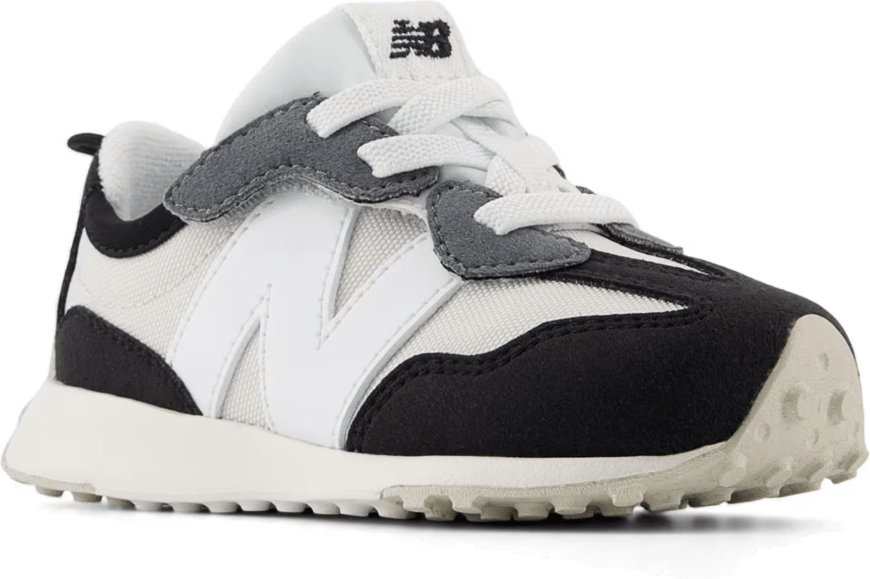 New Balance 327 Hook and Loop Grey Matter White Black (TD)