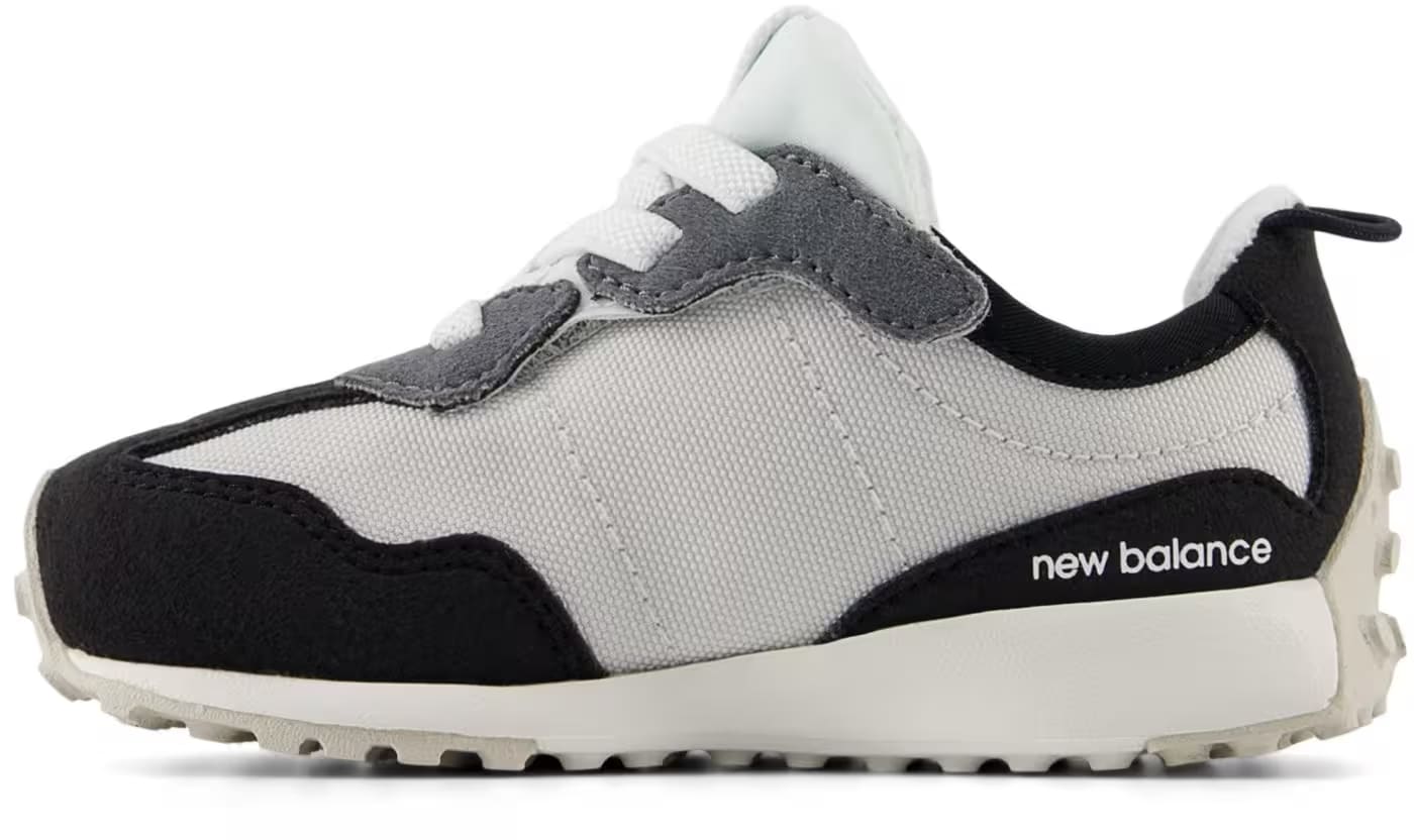 New Balance 327 Hook and Loop Grey Matter White Black (TD)